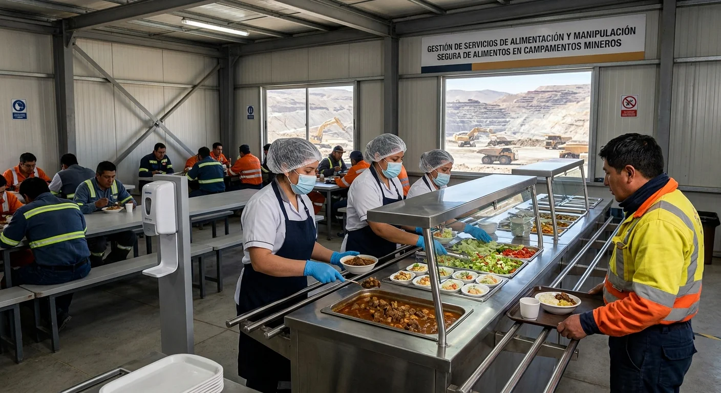 Imagen de Gestión de Servicios de Alimentación y Manipulación Segura de Alimentos en Campamentos Mineros